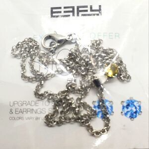 NWT Effy Yellow & Silver Colored Necklace